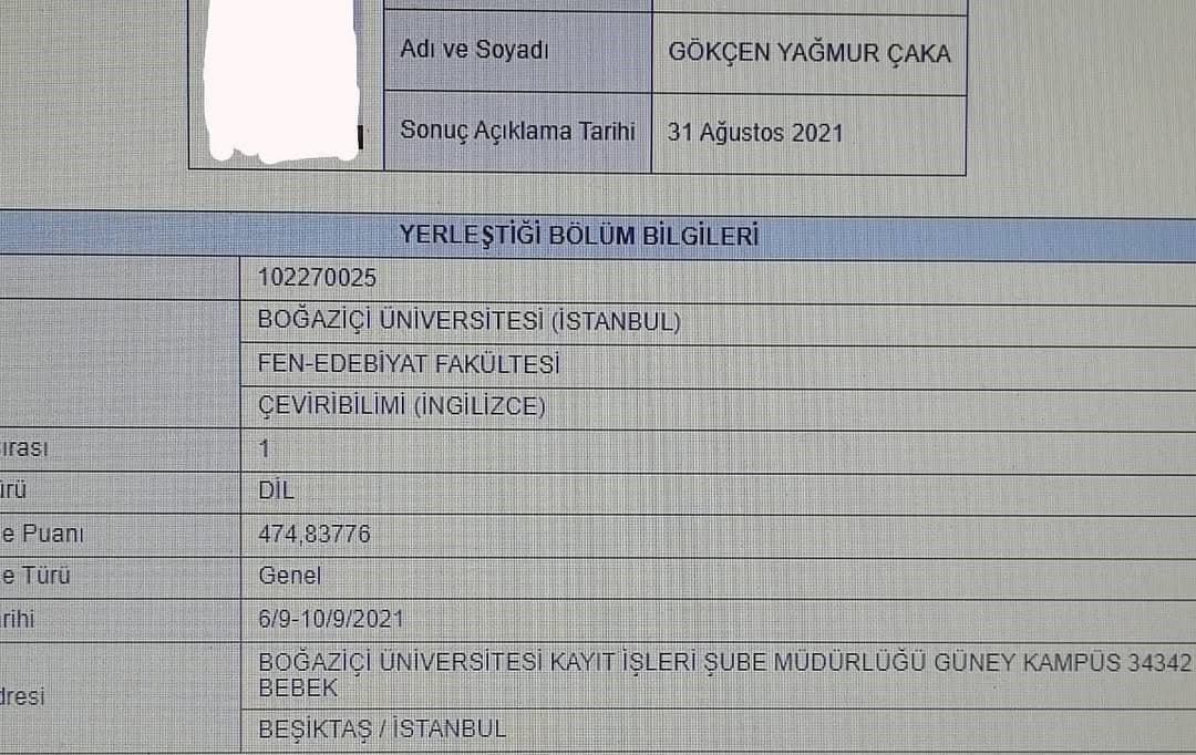 Sınav Sonucu 10
