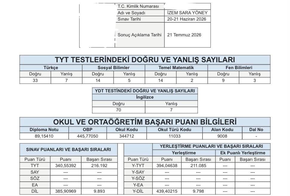 Sınav Sonucu 48